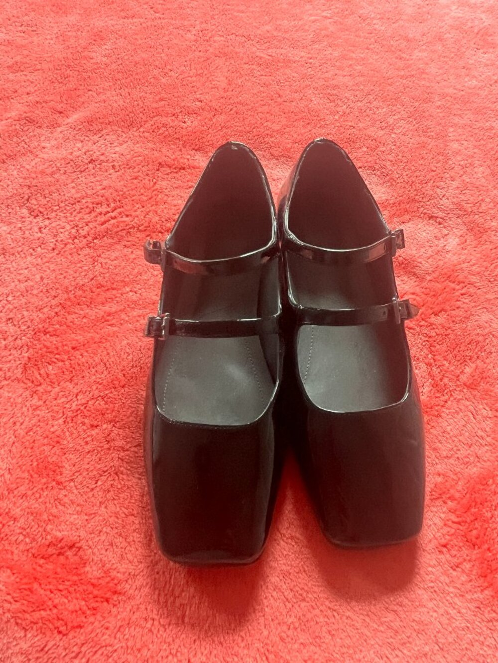 Franco Sarto Black Patent Mary Jane